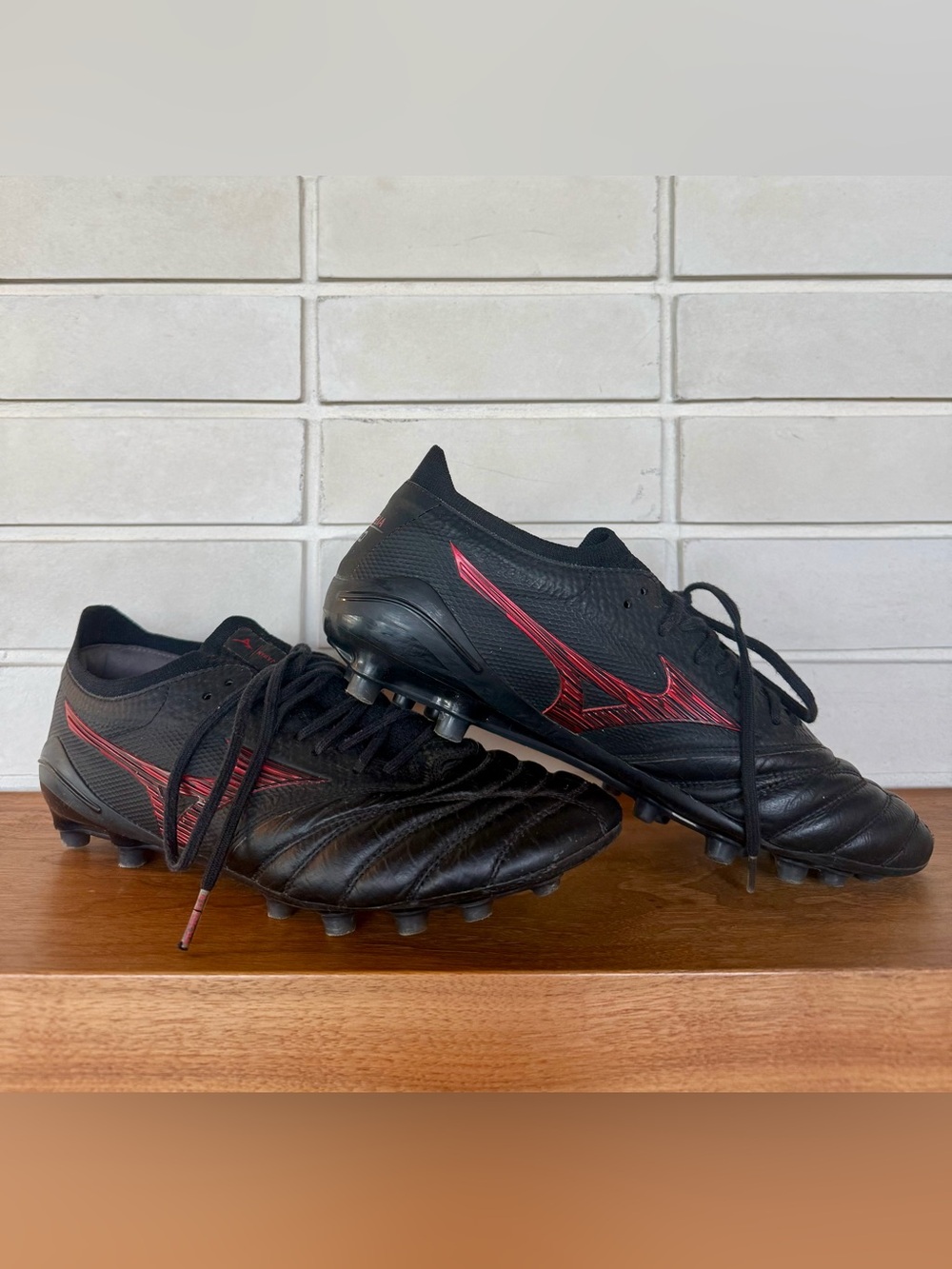 Mizuno Morelia Neo IV Beta AG * Japan KL Leather * Size 8.5 * ⚽
